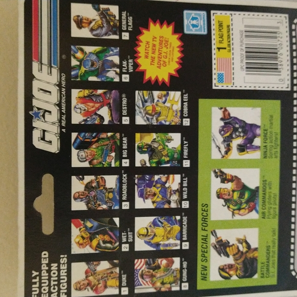 Vintage 1991 Hasbro Gi Joe DUKE #1 Version 2 V2 Figure Sealed MINT CONDITION - Picture 6 of 6